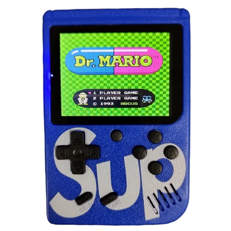 Mini Video Game Portátil Sup C/ 400 jogos + 1 Controle para 2 jogadores Console