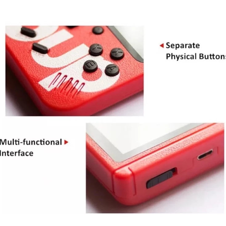 Mini Video Game Portátil Sup C/ 400 jogos + 1 Controle para 2 jogadores Console