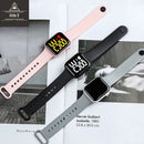 Relógio Feminino LED quadrado à prova d'água digital masculino Esportes