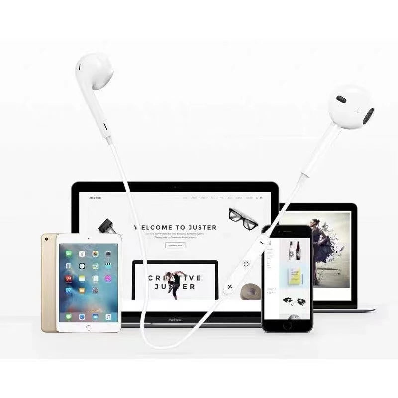 Fone de Ouvido sem Fio Bluetooth 5.0 Intra-Auricular Esportivo S6