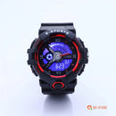 Relógios relogio masculino a prova d água de silicone masculinos luxo digital esportivas cronômetro S-813