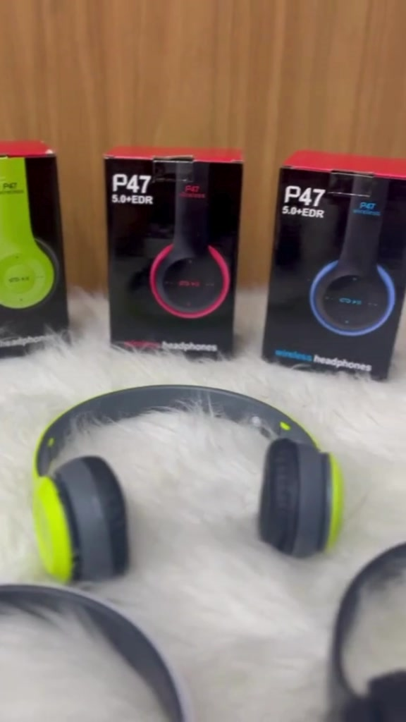 Fone P47 Headphone Sem Fio Estéreo Redução de Ruídos Bluetooth 5.0 Universal