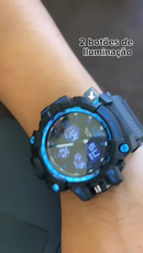 Relogio Masculino Shock Esportivo Grande Resistente a agua