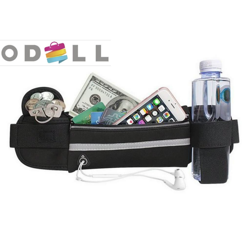 Pochete Esportiva Ajustável Impermeável Para Celular Com Saída Para Fone De Ouvido Esportes Em Geral