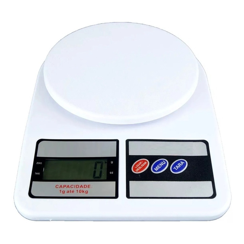 Balança Digital de Cozinha de Precisão 1g a 10Kg SF400 - Nutrição e Dieta
