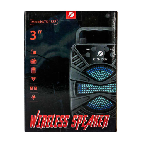 Caixa de som portátil modelo KTS-1337