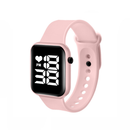 Relógio Feminino LED quadrado à prova d'água digital masculino Esportes