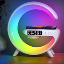 G-Speaker Smart Station Mini - Luminária Bluetooth Inteligente Carregador Sem Fio Alarme Luz RGB