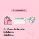 Coleira Rosa de Cachorro com Pingente Nome e Numero Personalizado B4