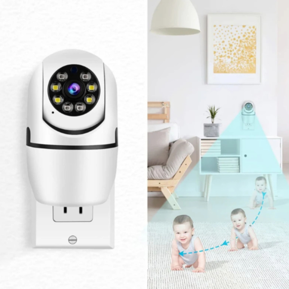 Câmera de Segurança HWN-AP03 Full HD Wifi Visão 360° e Noturna APP yoosee Original Envio Imediato