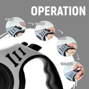 Coleira Guia Retrátil 3/5 Metros Pets Cachorro Cães Gatos Resistente Com Trava Até 11.33kg