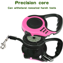 Coleira Guia Retrátil 3/5 Metros Pets Cachorro Cães Gatos Resistente Com Trava Até 11.33kg