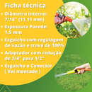 Mangueira De Jardim Reforçada Trançada Completa 10/15/20/25/30/35/50 Metros