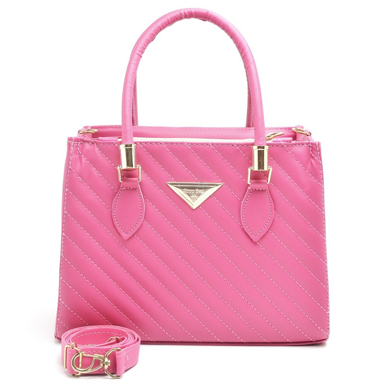 Bolsa Feminina Lorena Média Shopbag Bordada Linea Lançamento