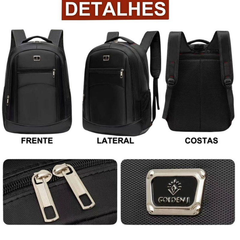 Mochila 2023 bolsa Viagem Resistente a Água Style Premium Executiva Envio imediato