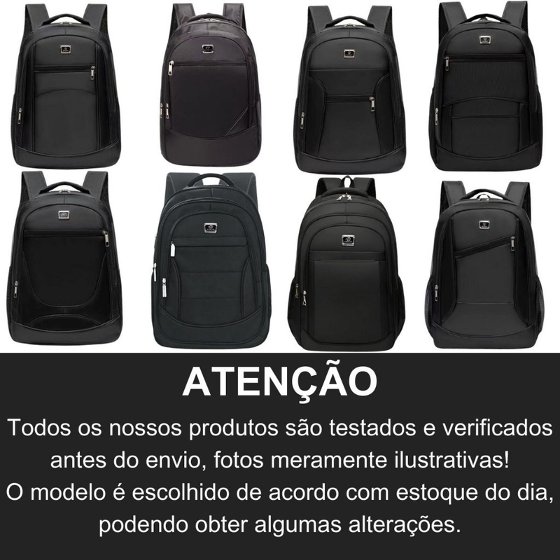 Mochila 2023 bolsa Viagem Resistente a Água Style Premium Executiva Envio imediato