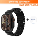 Smartwatch T800 Series 8 Ultra Calculadora Cardíaca Monitoramento Da Frequência Relógio Inteligente