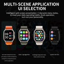 Smartwatch T800 Series 8 Ultra Calculadora Cardíaca Monitoramento Da Frequência Relógio Inteligente