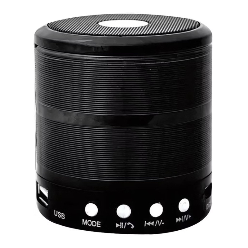 Caixa de Som 887 Mini Caixinha Bluetooth Portatil Usb Sd Fm Bateria Recarregavel Amplificada