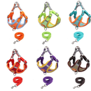 Coleira Peitoral para cachorro pequenos e médios com guia para pet