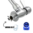 torneira cozinha parede preta flexível Duplo Jato Cone 1/4 de Volta