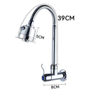 torneira cozinha parede preta flexível Duplo Jato Cone 1/4 de Volta