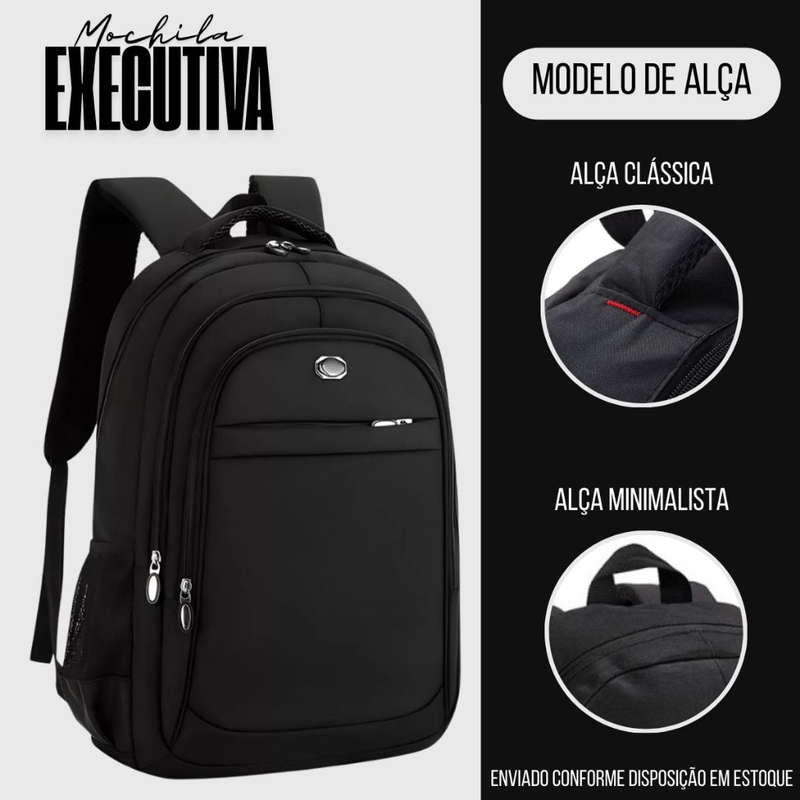 Mochila 2023 bolsa Viagem Resistente a Água Style Premium Executiva Envio imediato