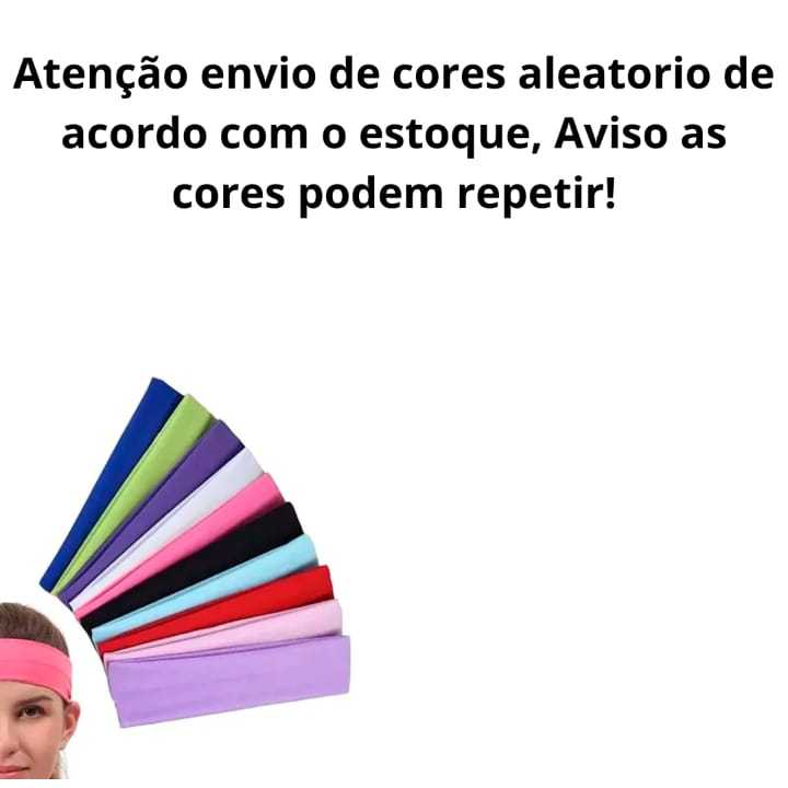 kit 5 Yoga Faixas De Cabelo Elástico Esportes Bandana Correndo Fitness Headwear Turbante Cabeça