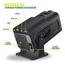 Projetor Smart Tv 4k Full HD Hdmi 150” Polegadas Espelhamento Celular Android 11.0 1920x1080 Bluetooth e Wifi 180°