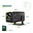 Projetor Smart Tv 4k Full HD Hdmi 150” Polegadas Android 11.0 1920x1080