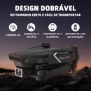 Mini Drone E88 Pro WIFI FPV Com Câmera RC Toy 4K Quadcopter Dobrável Em Ângulo HD