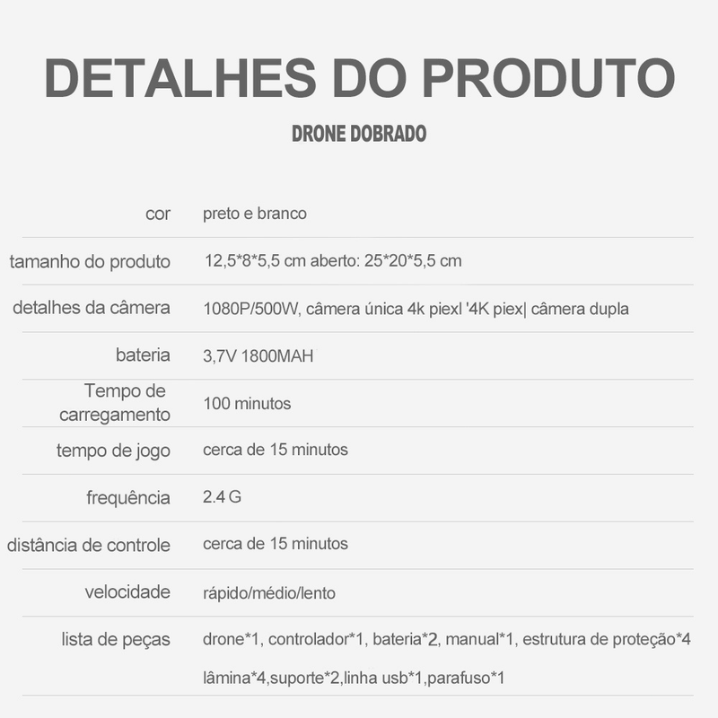 Mini Drone E88 Pro WIFI FPV Com Câmera RC Toy 4K Quadcopter Dobrável Em Ângulo HD