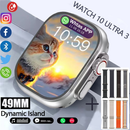 Novo Smartwatch Watch 10 Ultra 3 Watch Pro Série 10 Bluetooth Relógio inteligente Cardíaca Monitoramento NFC GPS