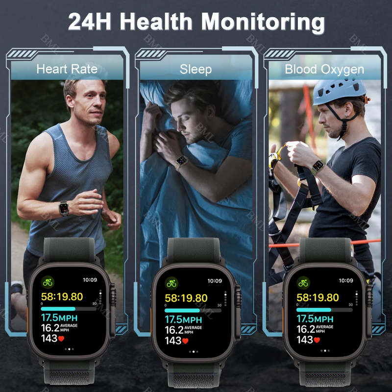 Novo Smartwatch Watch 10 Ultra 3 Watch Pro Série 10 Bluetooth Relógio inteligente Cardíaca Monitoramento NFC GPS