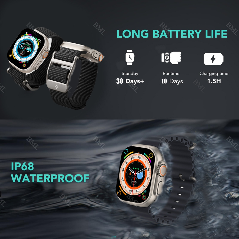 Novo Smartwatch Watch 10 Ultra 3 Watch Pro Série 10 Bluetooth Relógio inteligente Cardíaca Monitoramento NFC GPS