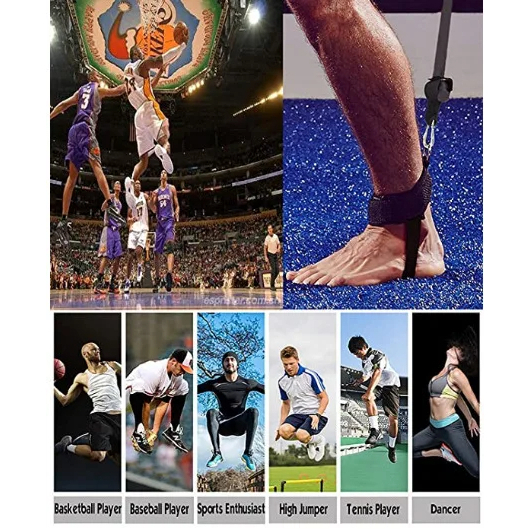 Elástico Para Treinos Salto Corrida Vertical Crossfit Treino Muscular Academia Fitness