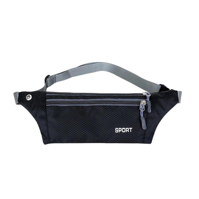 Pochete Esportiva Ajustável Impermeável Para Celular Com Saída Para Fone De Ouvido Esportes Em Geral