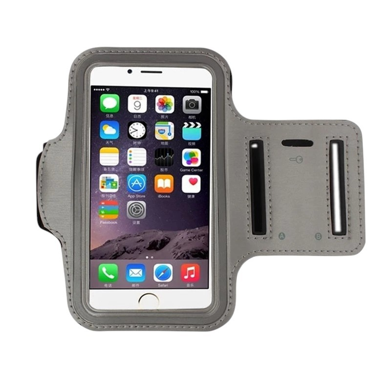 Pochete Esportiva Ajustável Impermeável Para Celular Com Saída Para Fone De Ouvido Esportes Em Geral