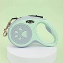 Coleira Guia Retrátil 5 Metros Pets Cães Gatos Resistente Com Trava Até 11.33kg