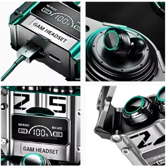 Fones De Ouvido M25 TWS Sem Fio Resistente a água Bluetooth Touch Control Sports Earbuds Redução De Ruído Estéreo Para X