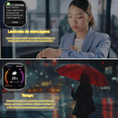 Nova Smartwatch S20 Pro38MM Relógio Inteligente AMOLED GPS NFC ChatGPT Atende e Faz Chamada Ligação EsportivoSmartwatch