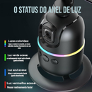 Suporte Celular e Camera 360° Rastreamento E Controle por Gestos Adaptação Total Facial Lives Tiktok Preta