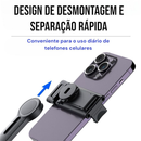 Suporte Celular e Camera 360° Rastreamento E Controle por Gestos Adaptação Total Facial Lives Tiktok Preta
