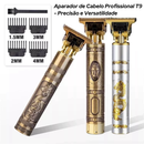 Máquina de Cortar Cabelo e Barbeador Elétrico Prático e Portátil Design Ergonômico Anti-derrapante Uso Domiciliar Inclu