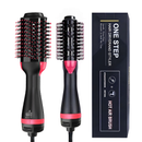 Escova Secadora Alisador Elétrica Quente Cabelo Com 3 Em1 Hair Styler FANG APENAS 110V