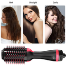 Escova Secadora Alisador Elétrica Quente Cabelo Com 3 Em1 Hair Styler FANG APENAS 110V