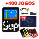 Mini Video Game Portátil Sup C/ 400 jogos + 1 Controle para 2 jogadores
