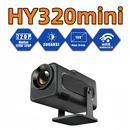 Projetor HY320 1080P Full HD 4K Suporte • Android 11 • Wi-Fi 6 Bluetooth 5.0 • 180° Rotação • 360"