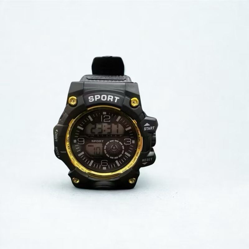 Relógio Masculino Digital Esportivo Cronômetro Militar – Esportivo, LED e Super Resistente!