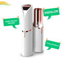 Depilador de Sombrancelha Buço Nariz Orelha Rosto Facial Elétrico Tira Pelos USB Recarregável Profissional Portátil